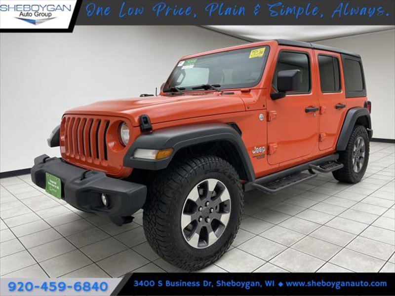 Certified 2018 Jeep Wrangler Unlimited Sport S image 1
