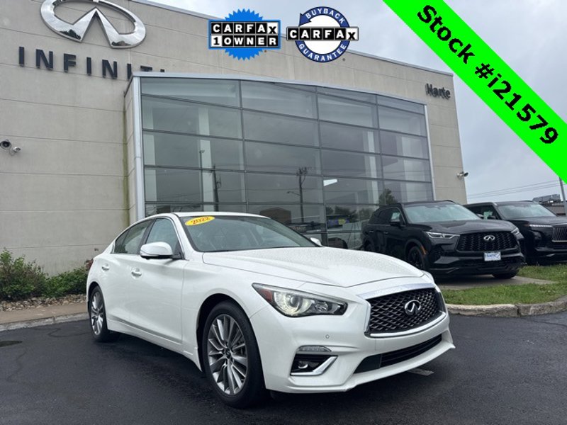 Certified 2022 INFINITI Q50 Luxe w/ Cargo Package image 1