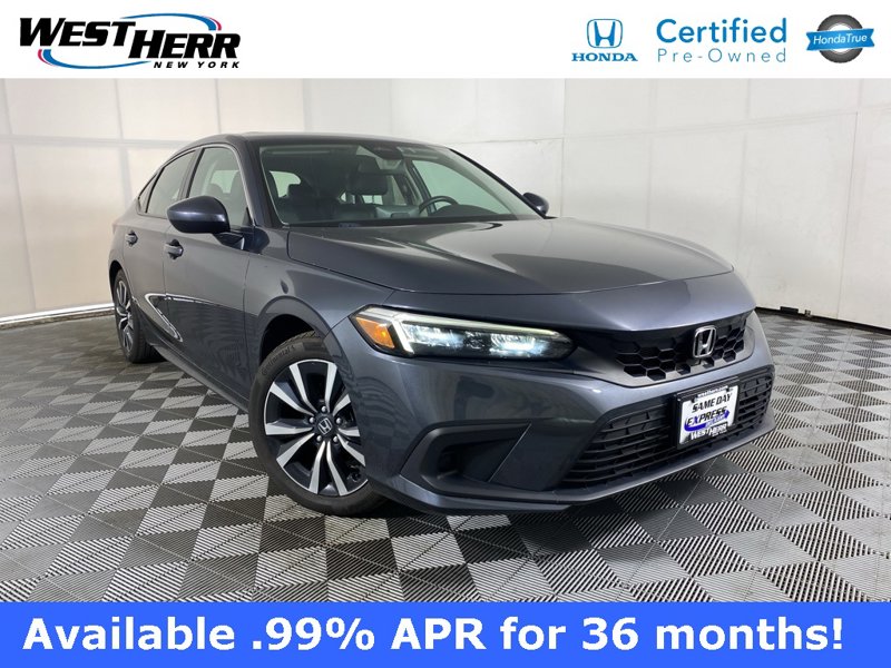 Certified 2022 Honda Civic EX-L image 1