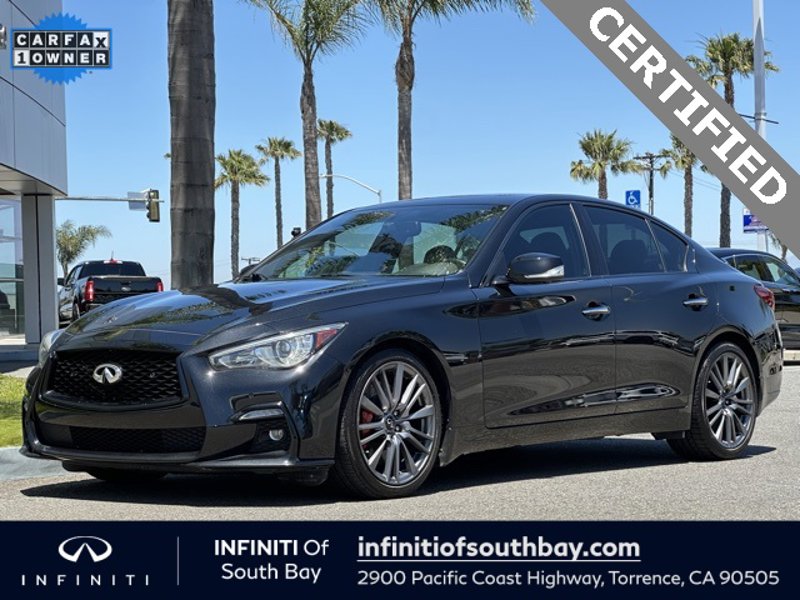 Certified 2022 INFINITI Q50 Red Sport 400 image 1