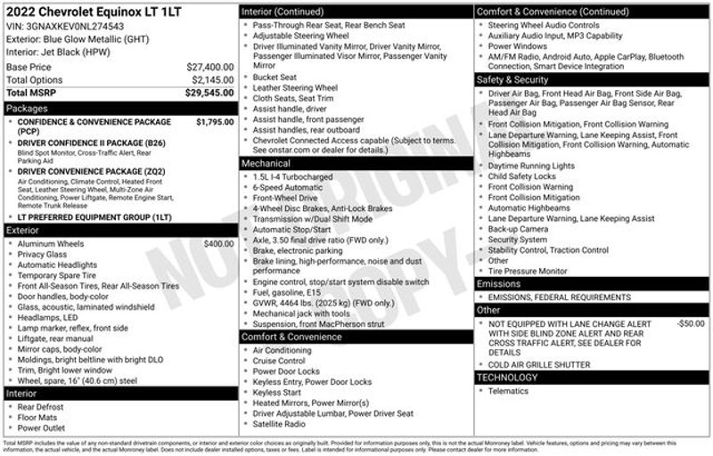 Certified 2022 Chevrolet Equinox LT image 1