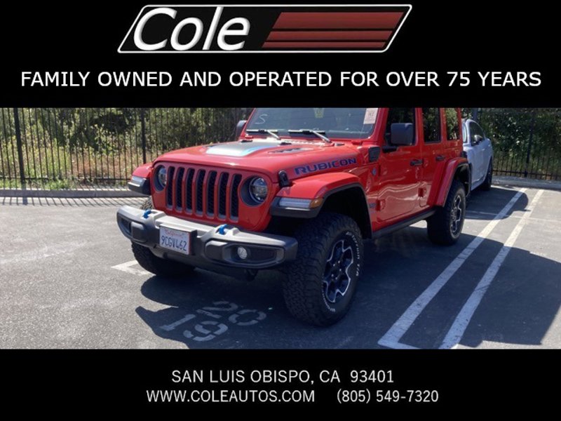 Used 2022 Jeep Wrangler Unlimited Rubicon 4xe w/ Cold Weather Group image 1