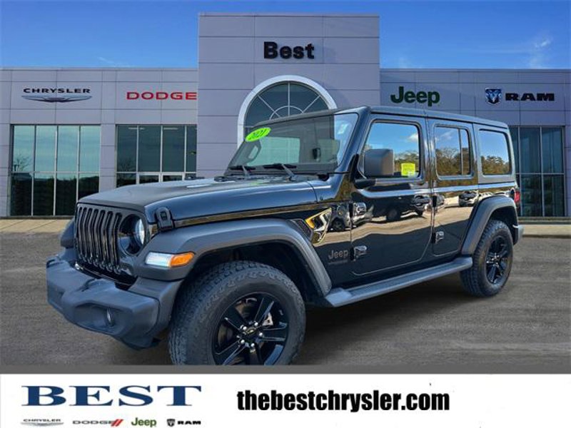 Certified 2021 Jeep Wrangler Unlimited Sport image 1