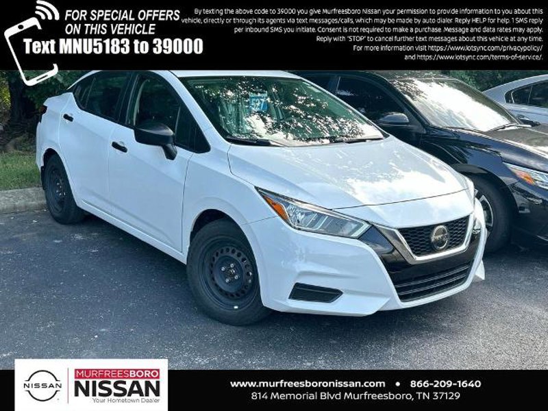 Certified 2021 Nissan Versa S image 1