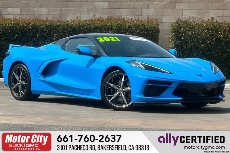 Certified 2021 Chevrolet Corvette Stingray Premium Conv w/ Z51 Performance Package image 1