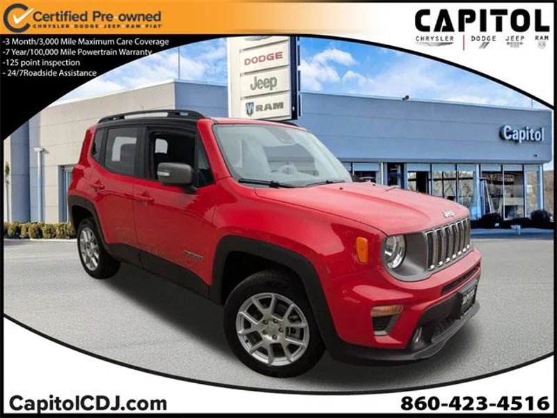 Certified 2021 Jeep Renegade Limited w/ Sun & Sound Group image 1