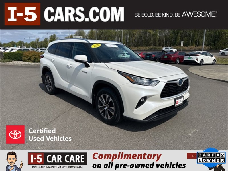 Certified 2020 Toyota Highlander XLE image 1
