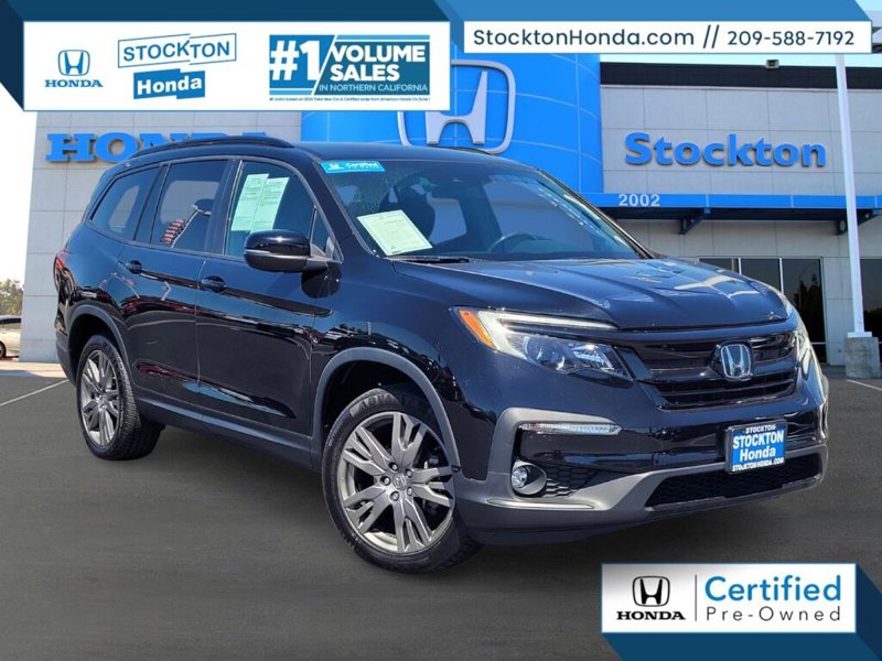 Certified 2022 Honda Pilot Sport image 1