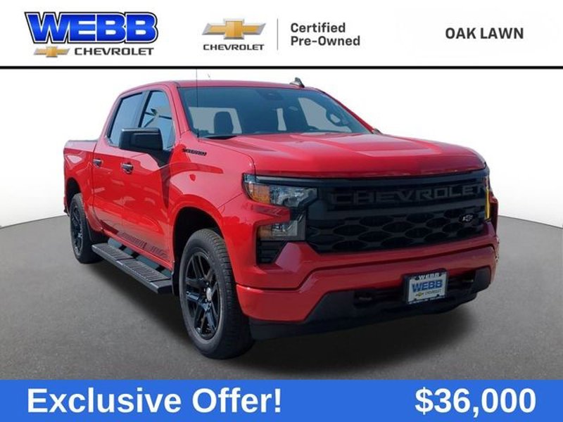Certified 2024 Chevrolet Silverado 1500 Custom w/ LPO, Dark Essentials Package image 1