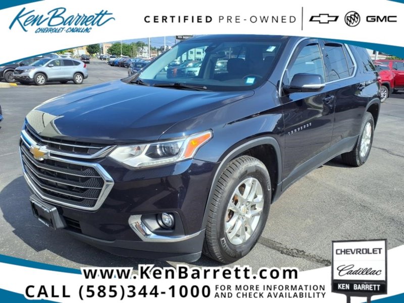 Certified 2020 Chevrolet Traverse LT w/ Driver Confidence II Package image 1