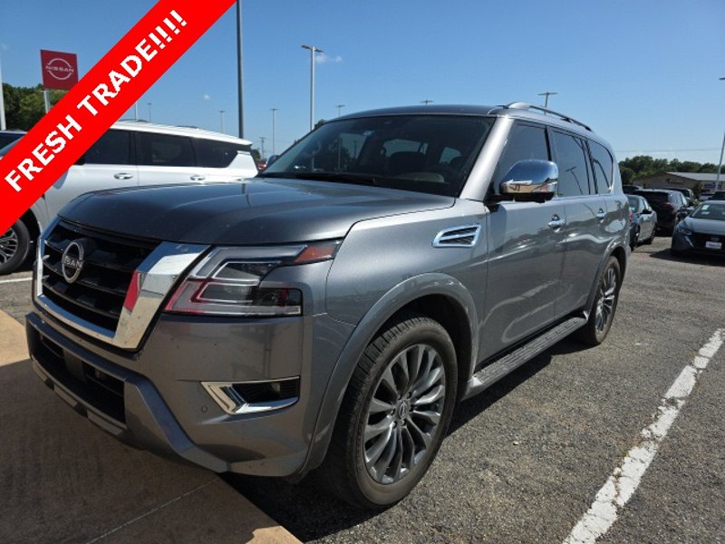 Certified 2023 Nissan Armada Platinum w/ Captain's Chairs Package image 1
