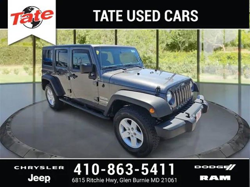 Certified 2018 Jeep Wrangler Unlimited Sport S image 1