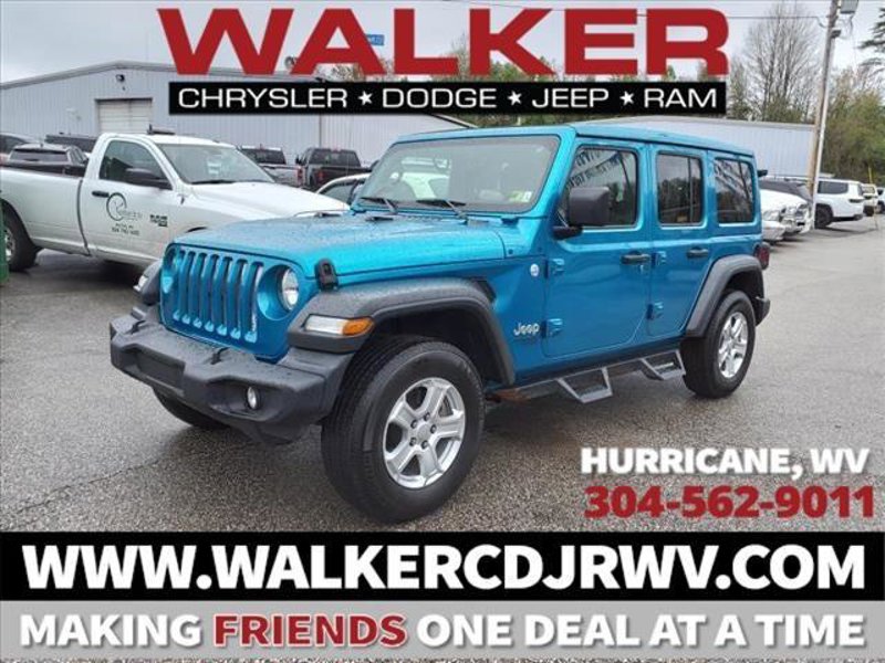 Certified 2020 Jeep Wrangler Unlimited Sport S w/ Sun And Sound Package image 1