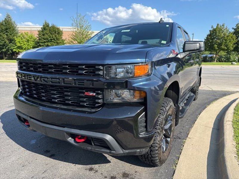 Certified 2021 Chevrolet Silverado 1500 Custom Trail Boss w/ LPO, Dark Essentials Package image 1