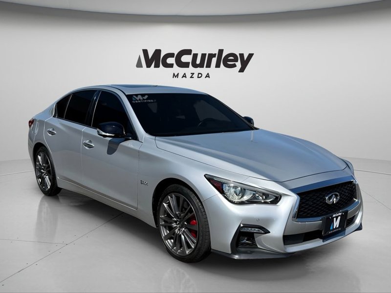 Used 2018 INFINITI Q50 Red Sport 400 image 1