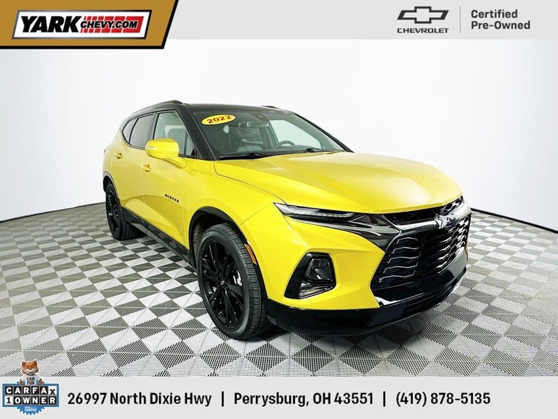 Certified 2022 Chevrolet Blazer RS w/ Enhanced Convenience Package image 1
