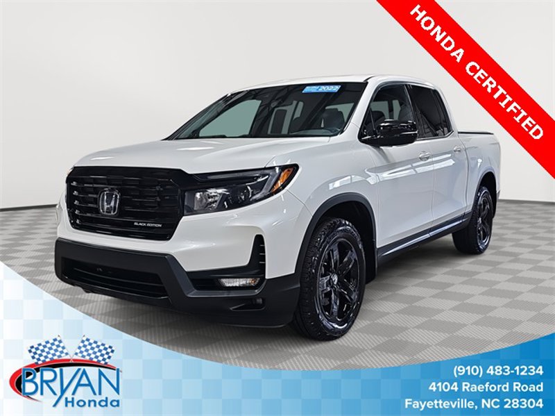 Certified 2022 Honda Ridgeline Black Edition image 1
