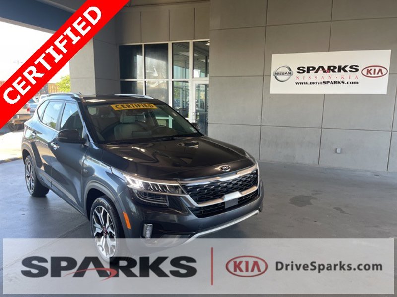 Certified 2021 Kia Seltos SX w/ SX Sunroof Package image 1