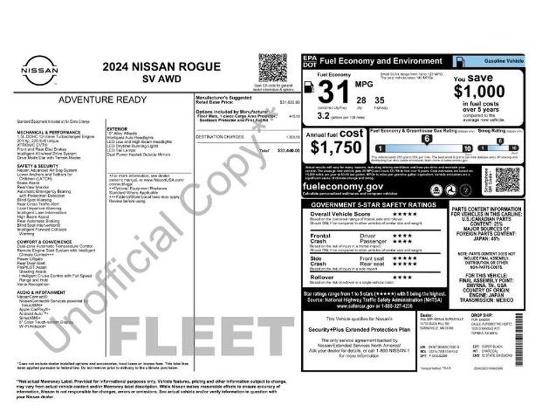 Certified 2024 Nissan Rogue SV image 1