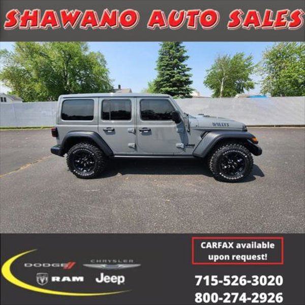 Certified 2021 Jeep Wrangler Unlimited Sport image 1