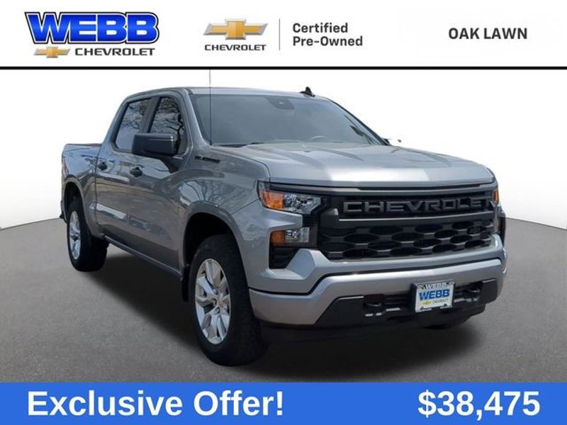 Certified 2024 Chevrolet Silverado 1500 Custom w/ LPO, Dark Essentials Package image 1