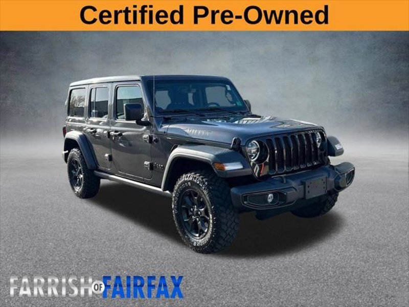 Certified 2021 Jeep Wrangler Unlimited Sport image 1