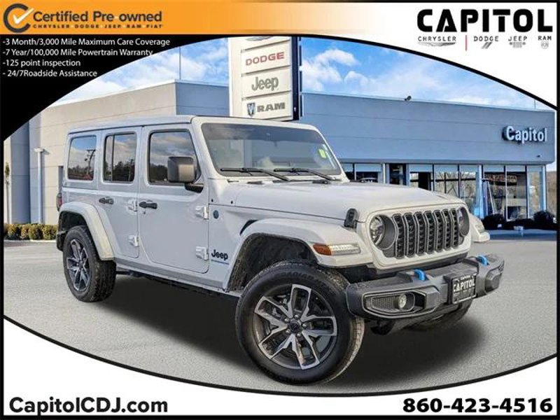 Certified 2024 Jeep Wrangler Unlimited w/ Technology Group image 1