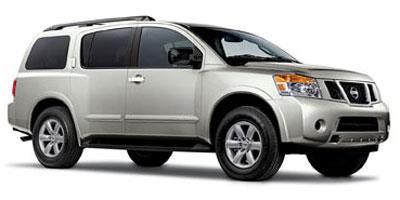 Used 2015 Nissan Armada Platinum w/ 2nd Row Captain Seat Package image 1